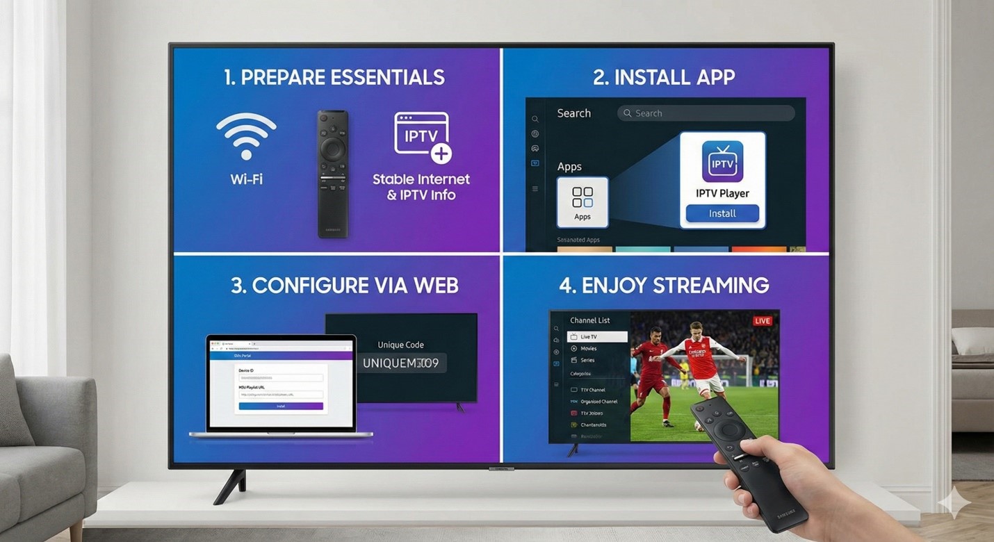 How to Install IPTV on Samsung Smart TV