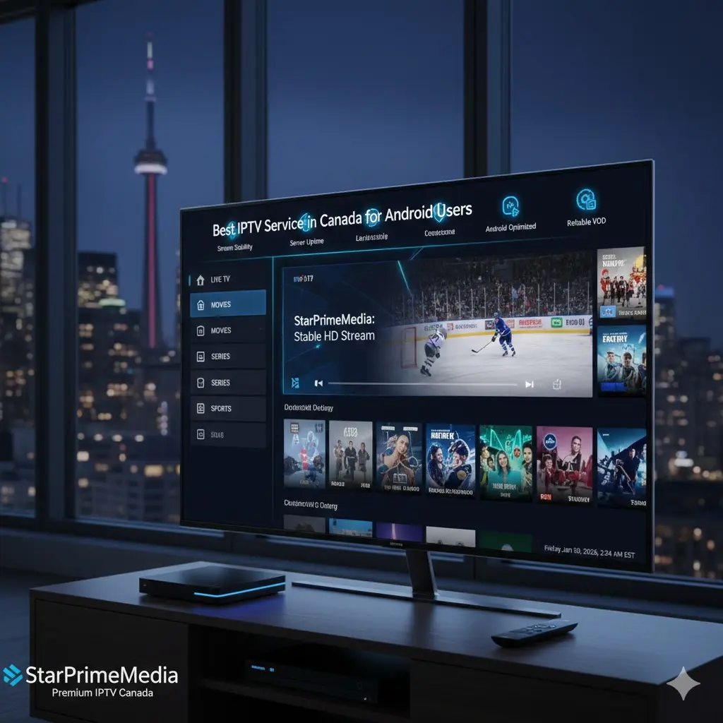 Best IPTV Service in Canada for Android Users