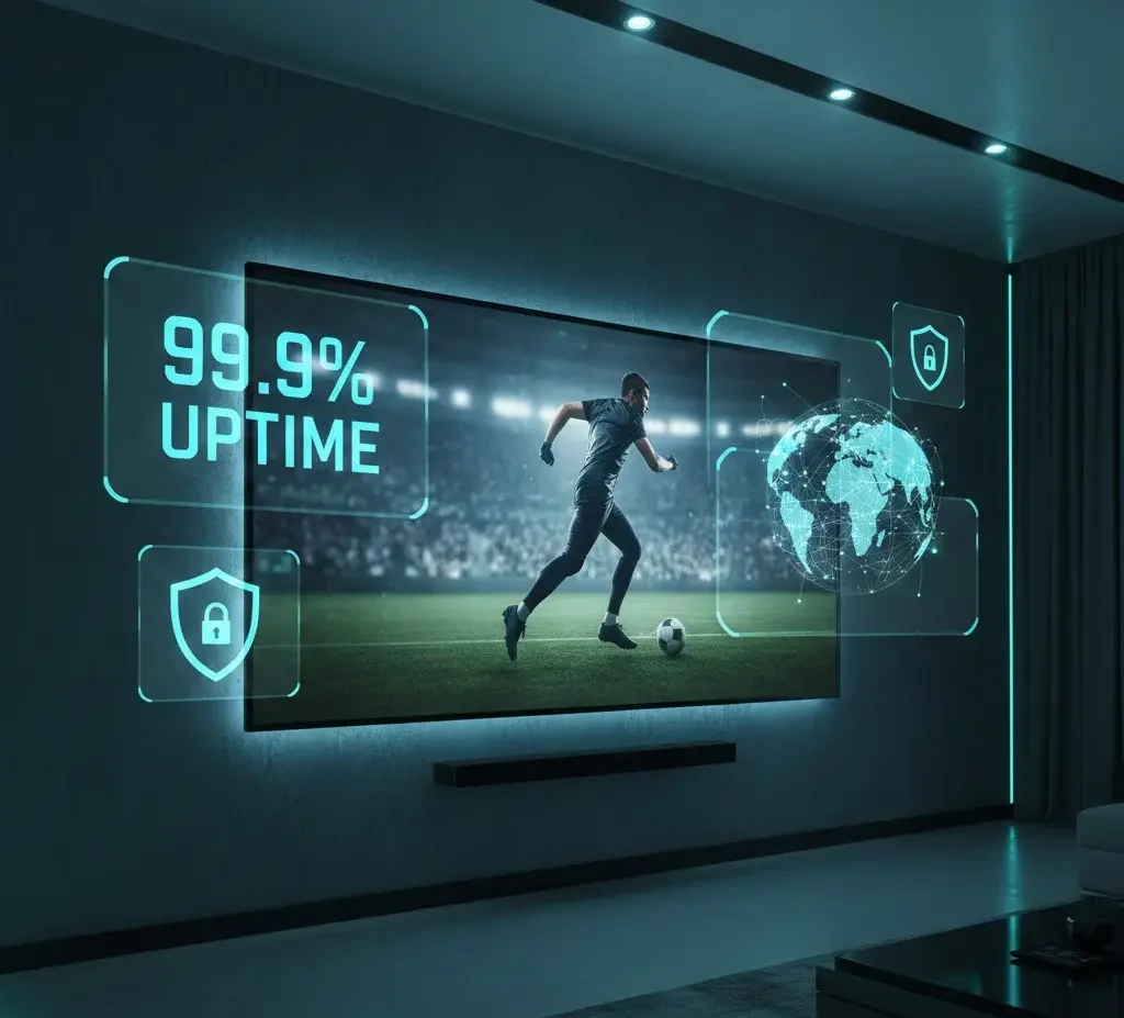 Anti-Freeze IPTV Providers with 99.9% Uptime