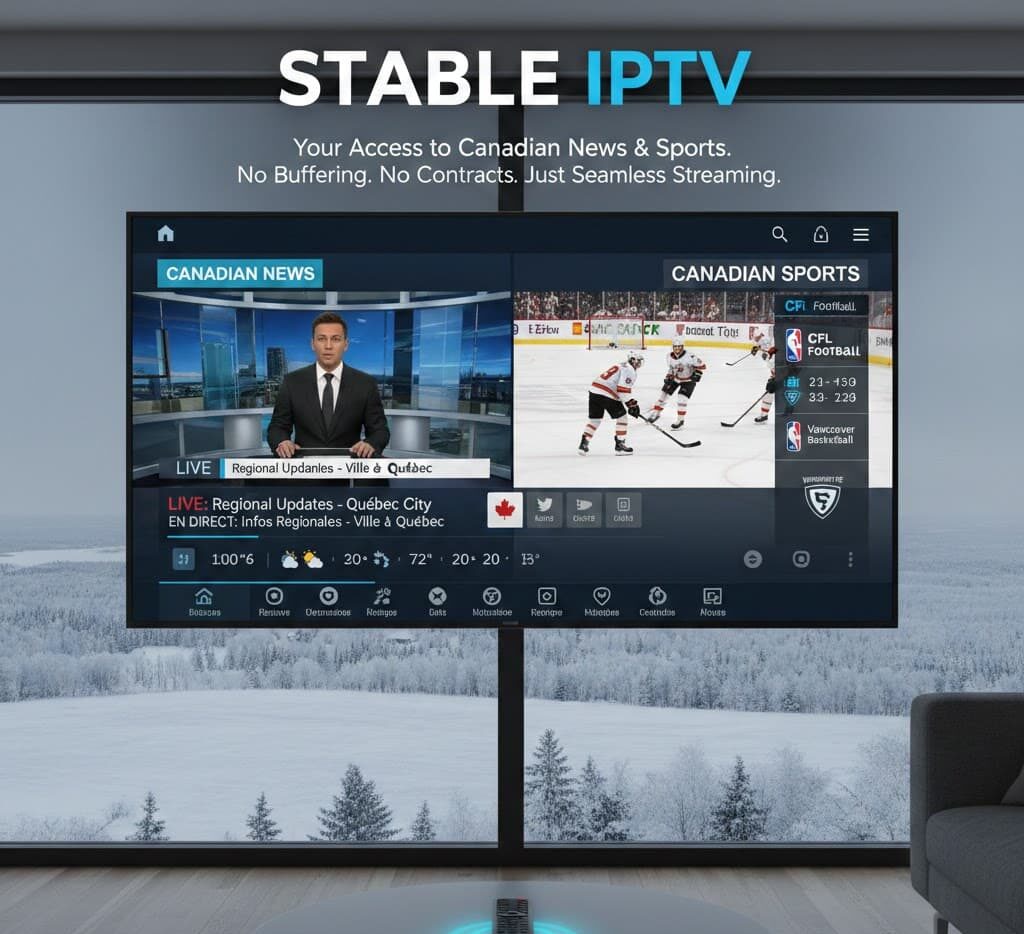 Best Stable IPTV Services for Canadian Local News and Sports