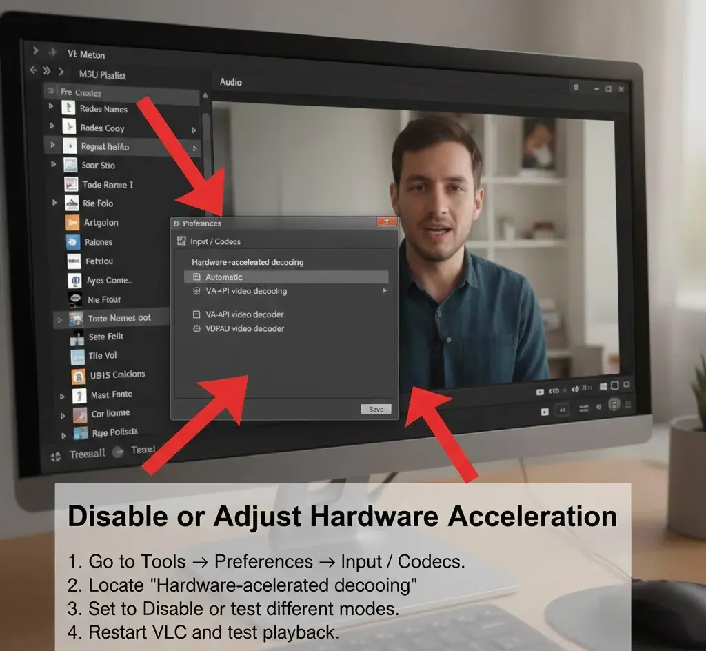 How to Fix Audio Out of Sync in VLC Player for M3U Playlists