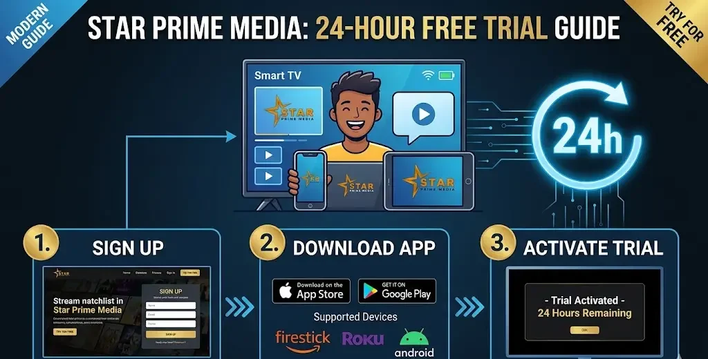 Star Prime Media 24-Hour Free Trial Guide