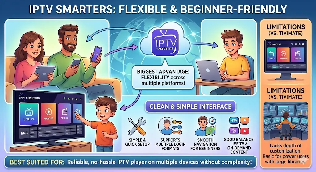 TiviMate vs IPTV Smarters vs IBO Player 2026 Guide