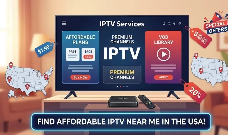 Affordable IPTV service near me