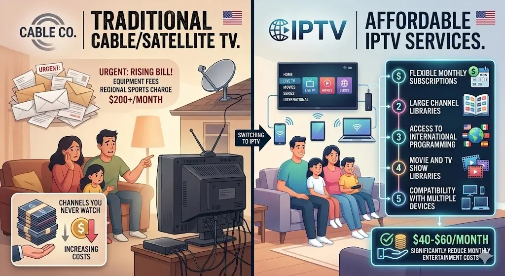 Affordable IPTV service near me