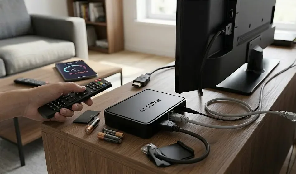 How to Connect a MAG Device to TV and Internet